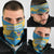 United States Virgin Islands Neck Gaiter with Blue Yellow Ocean Design and Eagle Map Pattern - Wonder Print Shop