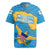United States Virgin Islands Rugby Jersey with Blue Yellow Ocean Design and Eagle Map Pattern - Wonder Print Shop