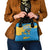 United States Virgin Islands Shoulder Handbag with Blue Yellow Ocean Design and Eagle Map Pattern - Wonder Print Shop