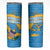United States Virgin Islands Skinny Tumbler with Blue Yellow Ocean Design and Eagle Map Pattern - Wonder Print Shop