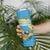 United States Virgin Islands Skinny Tumbler with Blue Yellow Ocean Design and Eagle Map Pattern - Wonder Print Shop