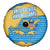 United States Virgin Islands Spare Tire Cover with Blue Yellow Ocean Design and Eagle Map Pattern - Wonder Print Shop