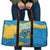 United States Virgin Islands Travel Bag with Blue Yellow Ocean Design and Eagle Map Pattern - Wonder Print Shop