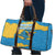 United States Virgin Islands Travel Bag with Blue Yellow Ocean Design and Eagle Map Pattern - Wonder Print Shop