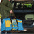 United States Virgin Islands Travel Bag with Blue Yellow Ocean Design and Eagle Map Pattern - Wonder Print Shop