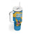 United States Virgin Islands Tumbler With Handle with Blue Yellow Ocean Design and Eagle Map Pattern - Wonder Print Shop