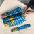 United States Virgin Islands Umbrella with Blue Yellow Ocean Design and Eagle Map Pattern - Wonder Print Shop