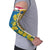 United States Virgin Islands Arm Sleeves with Blue Yellow Floral Design and Government Seal Bird - Wonder Print Shop