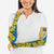 United States Virgin Islands Arm Sleeves with Blue Yellow Floral Design and Government Seal Bird - Wonder Print Shop