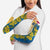 United States Virgin Islands Arm Sleeves with Blue Yellow Floral Design and Government Seal Bird - Wonder Print Shop