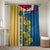 United States Virgin Islands Bathroom Set with Blue Yellow Floral Design and Government Seal Bird - Wonder Print Shop