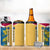 United States Virgin Islands 4 in 1 Can Cooler Tumbler with Blue Yellow Floral Design and Government Seal Bird - Wonder Print Shop