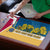 United States Virgin Islands Puzzle with Blue Yellow Floral Design and Government Seal Bird - Wonder Print Shop