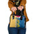 United States Virgin Islands Shoulder Handbag with Blue Yellow Floral Design and Government Seal Bird - Wonder Print Shop