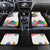 Colorful Dartboard and Splatter Paint Darts Car Mats Personalized Motivational Quote - Wonder Print Shop