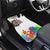 Colorful Dartboard and Splatter Paint Darts Car Mats Personalized Motivational Quote - Wonder Print Shop