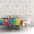 Colorful Dartboard and Splatter Paint Darts Tablecloth Personalized Motivational Quote - Wonder Print Shop