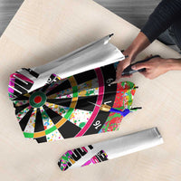 Colorful Dartboard and Splatter Paint Darts Umbrella Personalized Motivational Quote - Wonder Print Shop