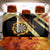 Flaming Dartboard Darts Back Car Seat Cover Personalized Bold Geometric Patterns - Wonder Print Shop