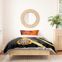 Flaming Dartboard Darts Bedding Set Personalized Bold Geometric Patterns - Wonder Print Shop