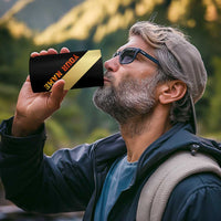 Flaming Dartboard Darts 4 in 1 Can Cooler Tumbler Personalized Bold Geometric Patterns - Wonder Print Shop