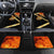 Flaming Dartboard Darts Car Mats Personalized Bold Geometric Patterns - Wonder Print Shop