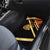 Flaming Dartboard Darts Car Mats Personalized Bold Geometric Patterns - Wonder Print Shop