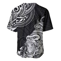 Hawaii Polynesian Baseball Jersey Gorila Tatoo Polynesian Style - Wonder Print Shop