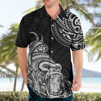 Hawaii Polynesian Hawaiian Shirt Gorila Tatoo Polynesian Style - Wonder Print Shop