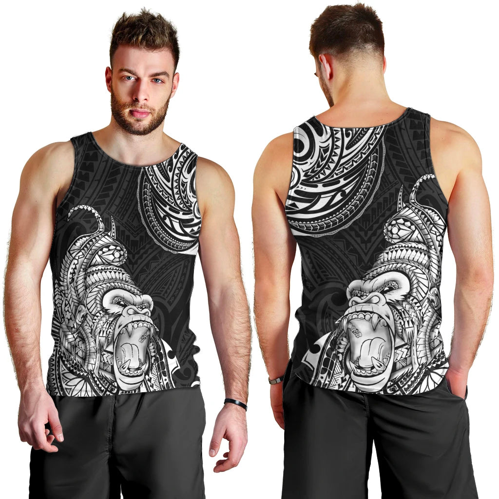 hawaii-polynesian-men-tank-top-gorila-tatoo-polynesian-style
