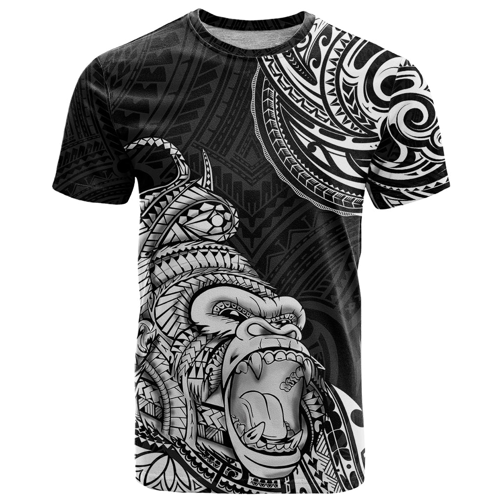 Hawaii Polynesian T Shirt Gorila Tatoo Polynesian Style - Wonder Print Shop