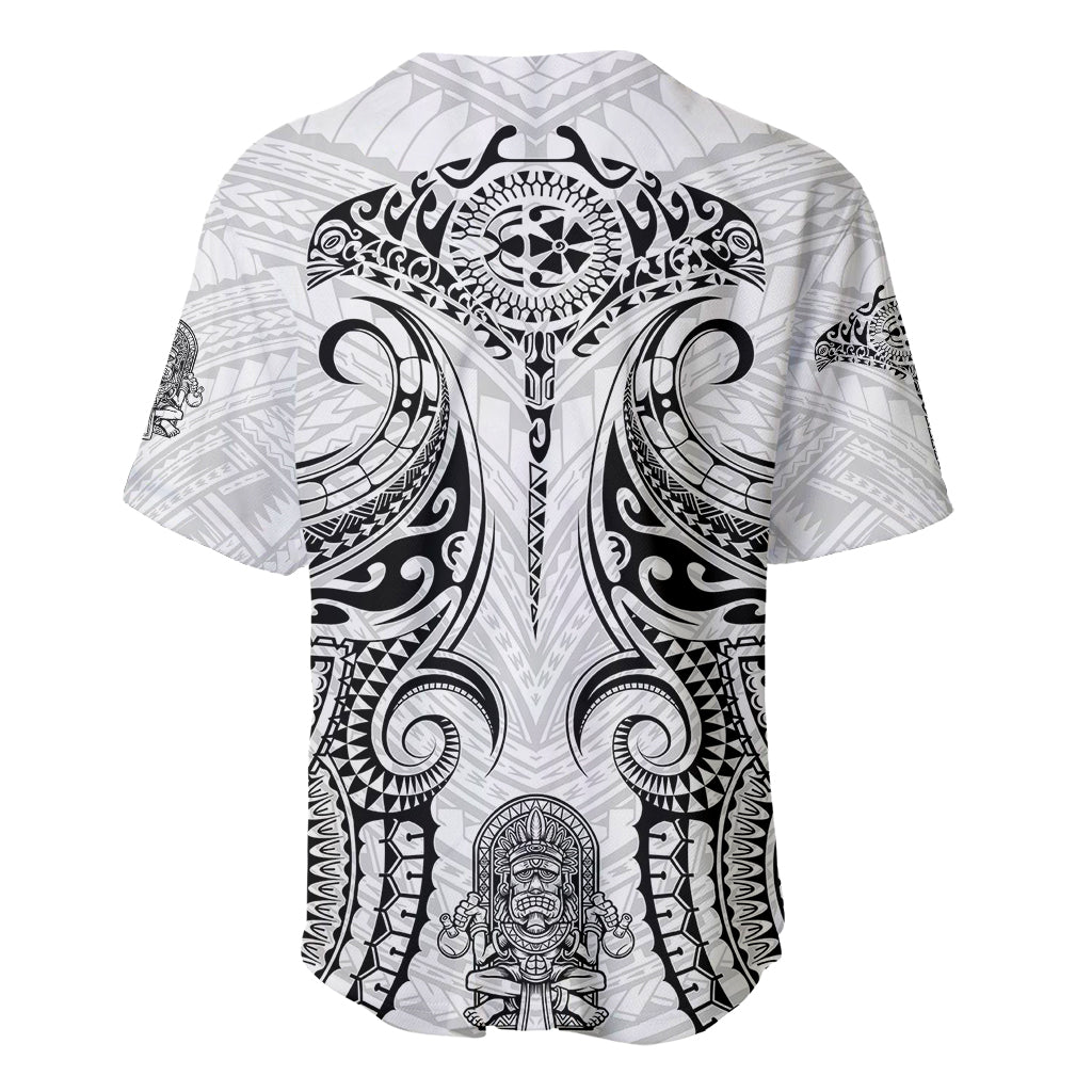 Hawaii Polynesian Baseball Jersey Warrior symbol - Wonder Print Shop