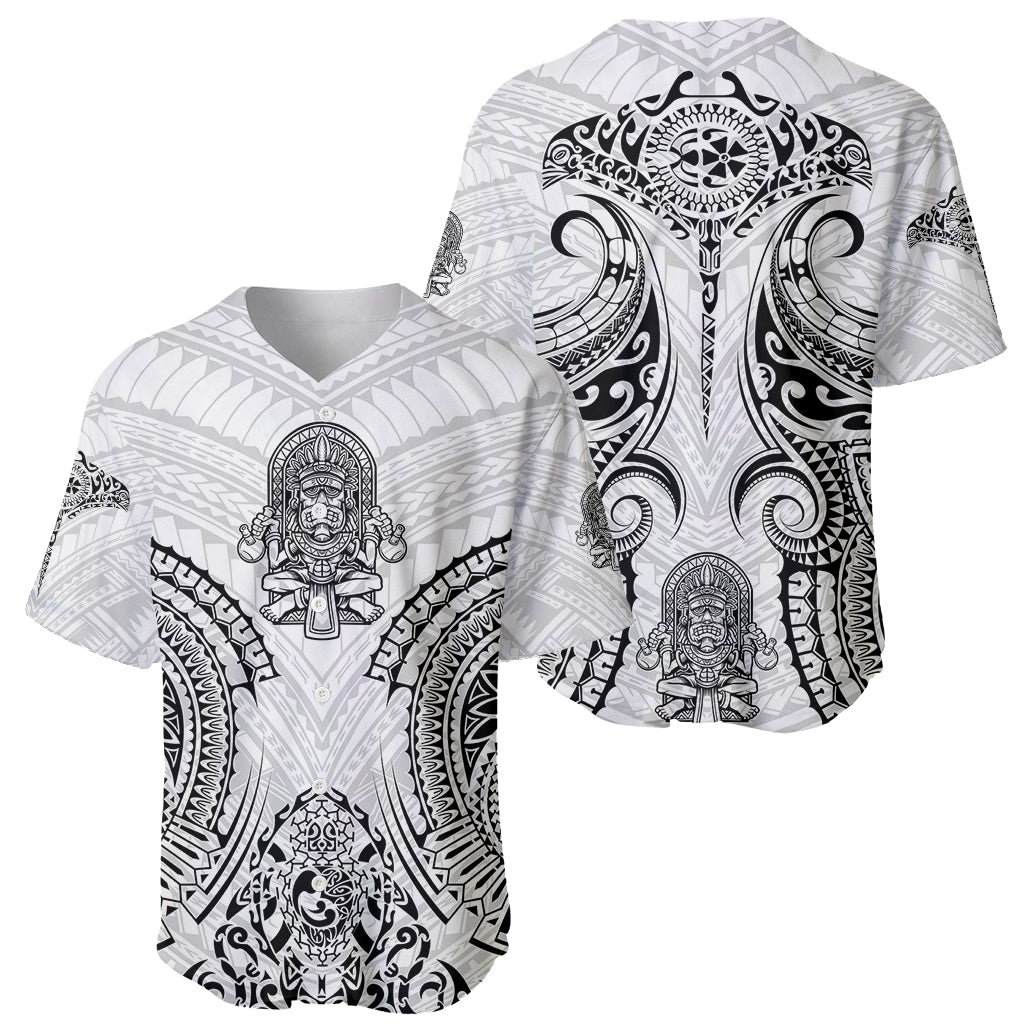 Hawaii Polynesian Baseball Jersey Warrior symbol - Wonder Print Shop