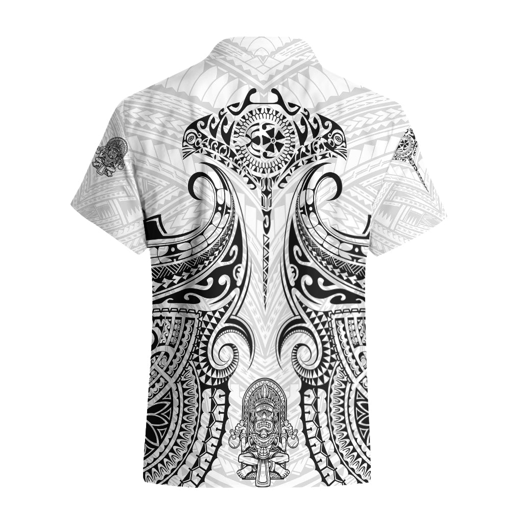 Hawaii Polynesian Hawaiian Shirt Warrior symbol - Wonder Print Shop