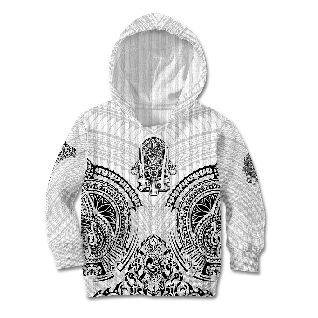 Hawaii Polynesian Kid Hoodie Warrior symbol - Wonder Print Shop