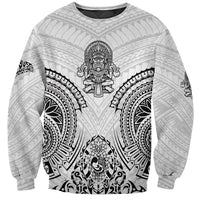 Hawaii Polynesian Sweatshirt Warrior symbol - Wonder Print Shop