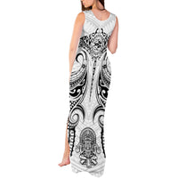 Hawaii Polynesian Tank Maxi Dress Warrior symbol - Wonder Print Shop