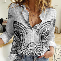 Hawaii Polynesian Women Casual Shirt Warrior symbol - Wonder Print Shop