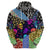 Skull Pattern Hoodie Colorful Skull Pattern Mix - Wonder Print Shop