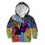 Skull Pattern Kid Hoodie Colorful Skull Pattern Mix - Wonder Print Shop
