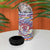 Haiti Christmas 4 in 1 Can Cooler Tumbler with Blue Red Yellow Xmas Santa Sleigh and Coat of Arms - Wonder Print Shop