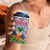 Haiti Christmas 4 in 1 Can Cooler Tumbler with Blue Red Yellow Xmas Santa Sleigh and Coat of Arms - Wonder Print Shop