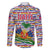 Haiti Christmas Family Matching Short Sleeve Bodycon Dress and Hawaiian Shirt with Blue Red Yellow Xmas Santa Sleigh and Coat of Arms - Wonder Print Shop
