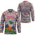 Haiti Christmas Hockey Jersey with Blue Red Yellow Xmas Santa Sleigh and Coat of Arms - Wonder Print Shop