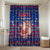 Haiti Christmas Bathroom Set with Blue Red Xmas Santa Snowflake and Map - Wonder Print Shop