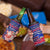 Haiti Christmas 4 in 1 Can Cooler Tumbler with Blue Red Xmas Santa Snowflake and Map - Wonder Print Shop