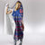 Haiti Christmas Hooded Blanket with Blue Red Xmas Santa Snowflake and Map - Wonder Print Shop