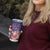 Haiti Christmas Tumbler Cup with Blue Red Xmas Santa Snowflake and Map - Wonder Print Shop