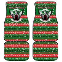 Sudan Christmas Car Mats with Green Red Xmas Camel Snowflake and Coat of Arms - Wonder Print Shop