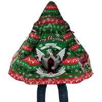 Sudan Christmas Cloak with Green Red Xmas Camel Snowflake and Coat of Arms - Wonder Print Shop